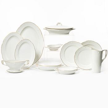 Alf Wallander, a service, 39 pieces, "Trollsländan", porcelain, Rörstrand, Art Nouveau, early 20th century.