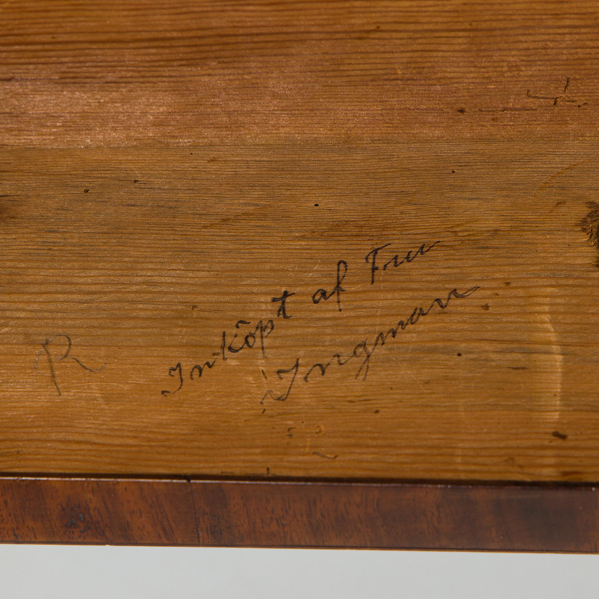 Chest of drawers, late Gustavian, early 19th century, with parts from the early 20th century.
