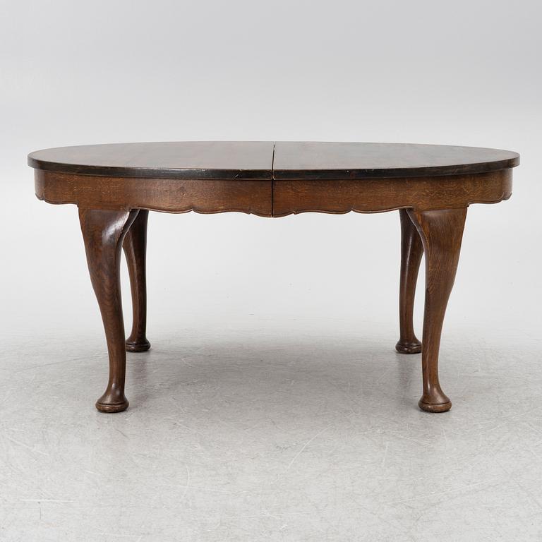 A Roccoco style dining table, Nordiska Kompaniet, 1917.