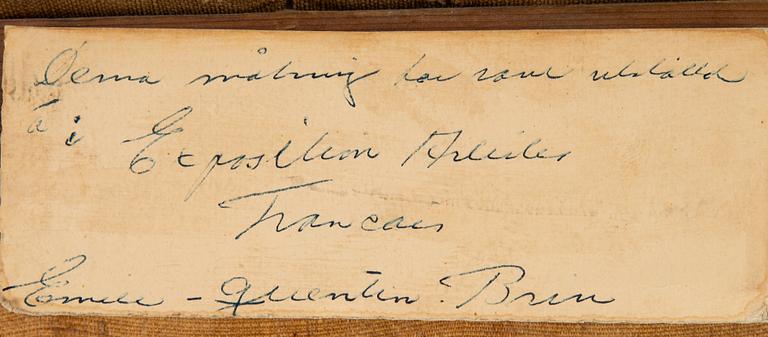 Quentin-Emile Brin, oil on canvas, signed.