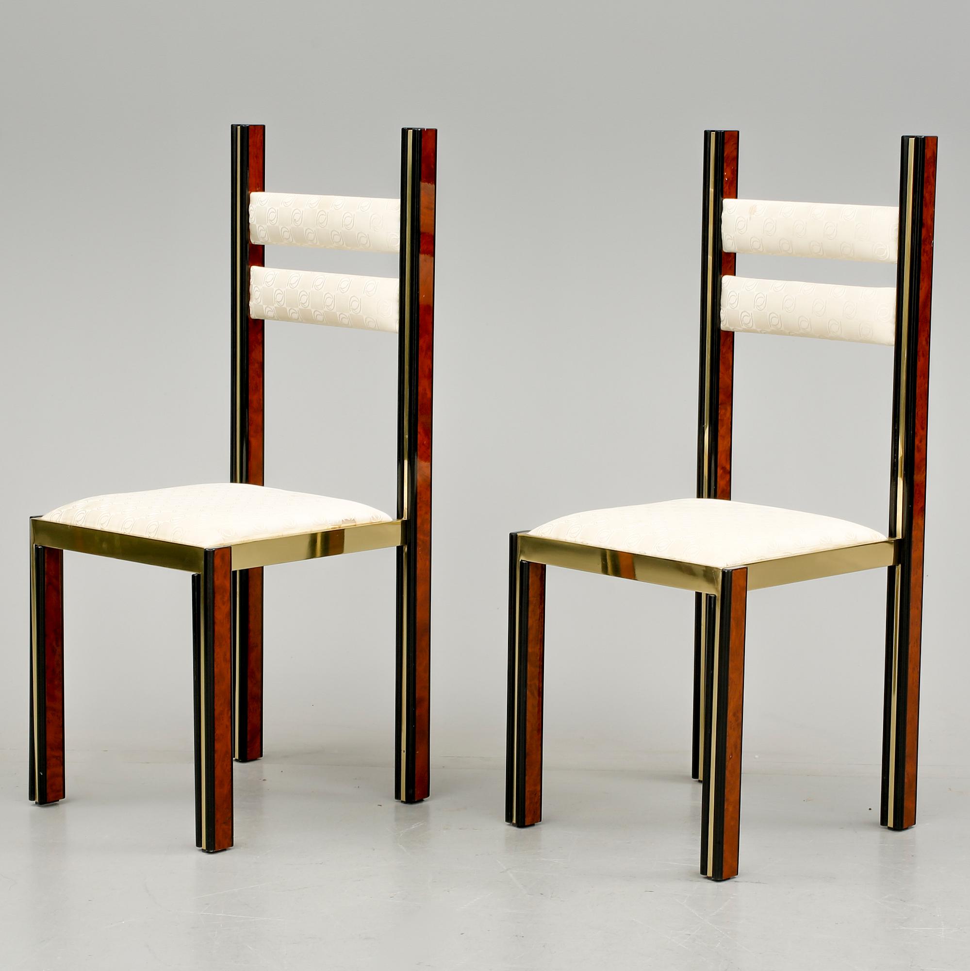 STOLAR, 6 st, Paolo Barracheli "Roaman Deco", ca 1980.