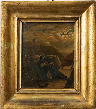 Per Lindhberg, attributed to, Charles XII at the Fredriksten Fortress 1718.