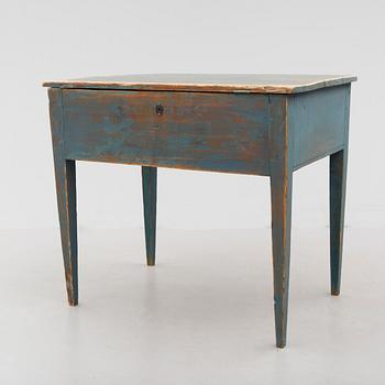 MÖSSBORD, allmoge, troligen Hälsingland, daterat 1845.