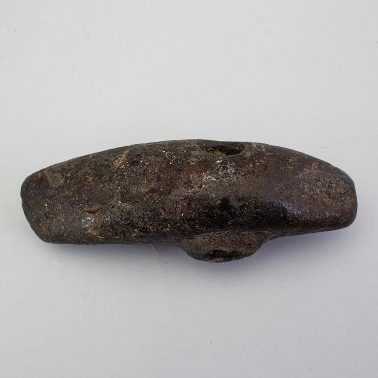 A diabase stone age boat axe.