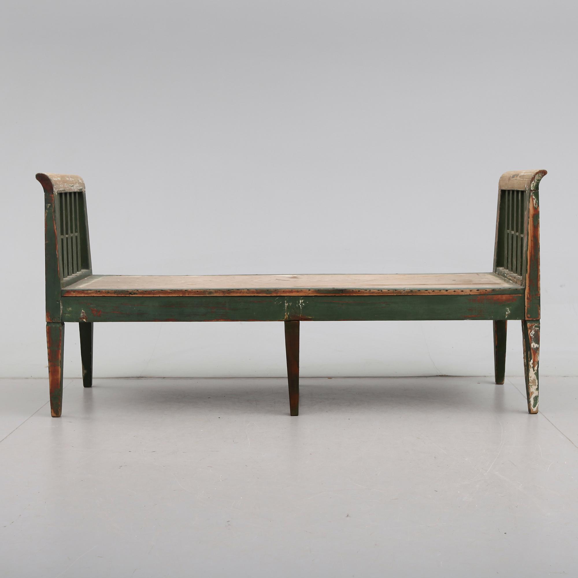BÄNK, sengustaviansk, 1800-talets första hälft.