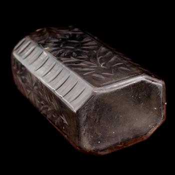 BRÄNNVINSPLUNTA, glas, 1700-tal.