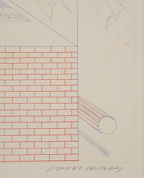 David Hockney, “The Buzzing of the Blue Guitar”, from: The Blue Guitar.