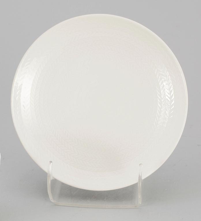 TESERVIS, 26 delar, flintgods, "Blå eld", Hertha Bengtson, Rörstrand.