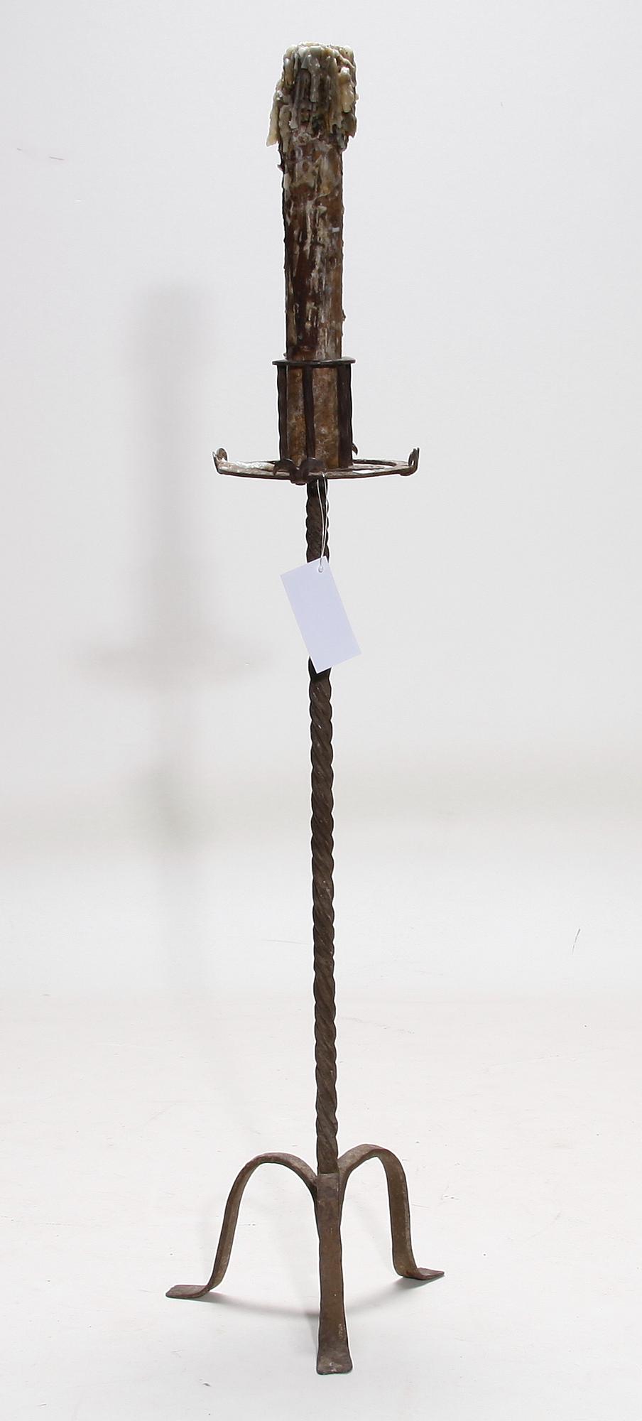 GOLVLJUSSTAKE, järnsmide. Troligen 1700-tal.