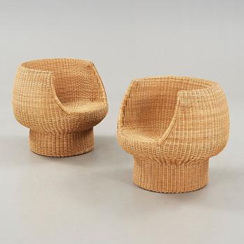 EERO AARNIO, a pair of armchairs for Asko 1970s.