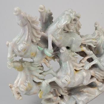 A Chinese carved sculpture, 20th century.