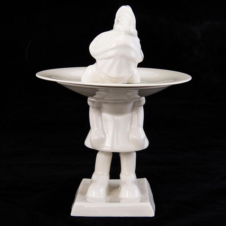 KIM SIMONSSON, tarjoiluvati, posliinia, signeerattu KIM 2013.