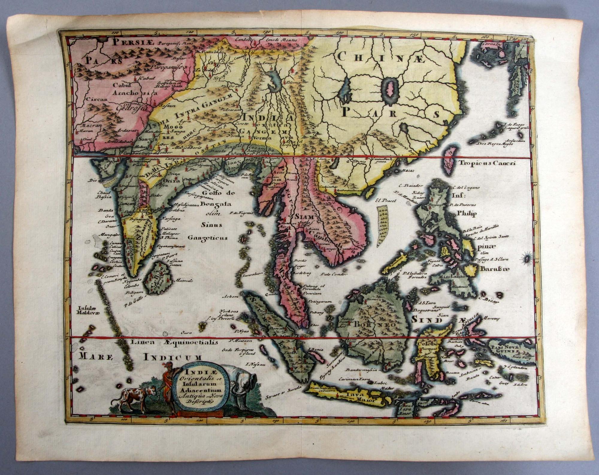 KARTA, Sydostasien, Clüver 1729.