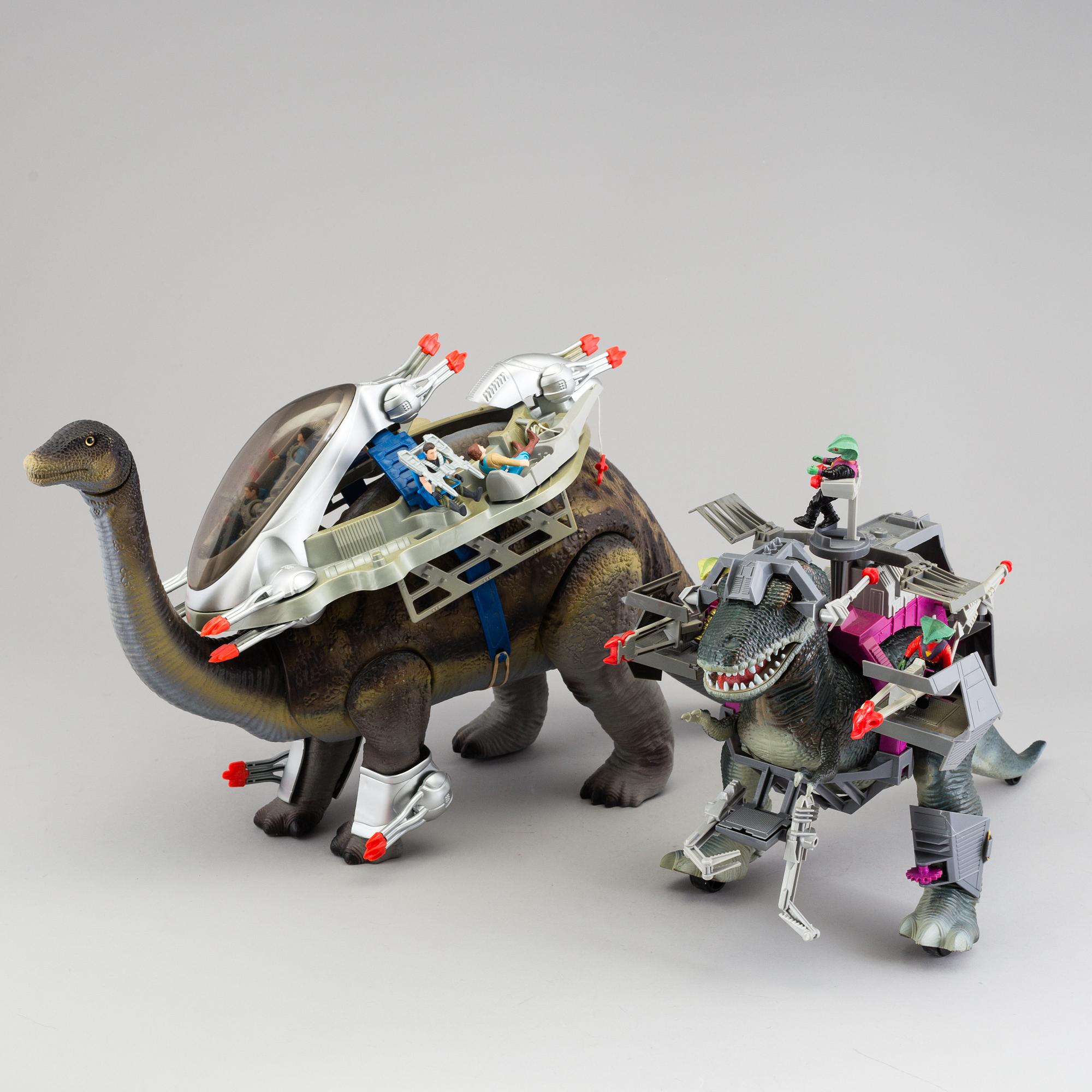 DINO RIDERS, 19 stycken dinosaurier, Tyco, 1980/90-tal.