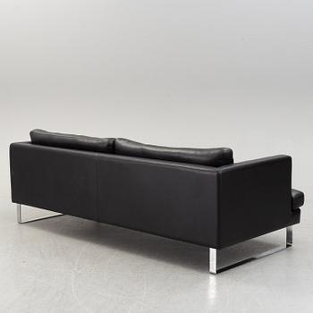 A 21th century leather 'Scala' sofa by  Kim Nordentoft from Nielaus Møbler, , Denmark.