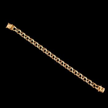 ARMBAND, 18 k guld, 1967. Vikt ca 22 gram.