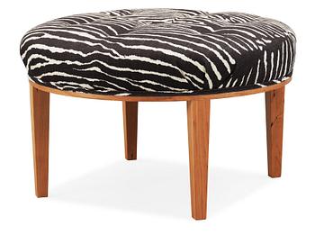 A Josef Frank mahogany stool, Svenskt Tenn, model 647.