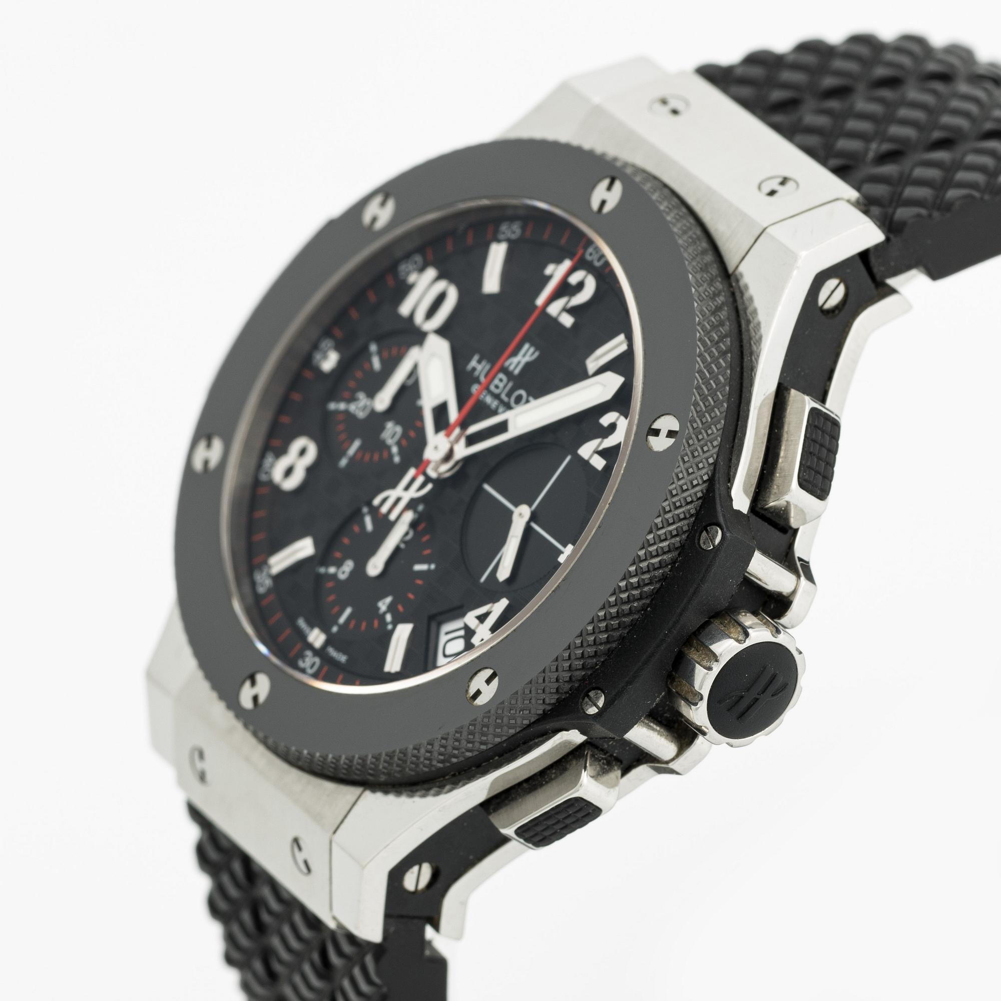 Hublot, Big Bang Steel Ceramic, chronograph, ca 2015.