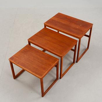 SATSBORD, teak, Seffle Möbelfabrik. Omkring 1900-talets mitt.