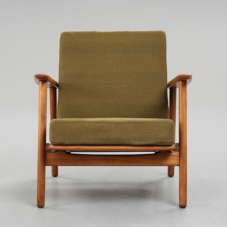 HANS J WEGNER, a "GE233" easy chair for Getama, Denmark 1960's.