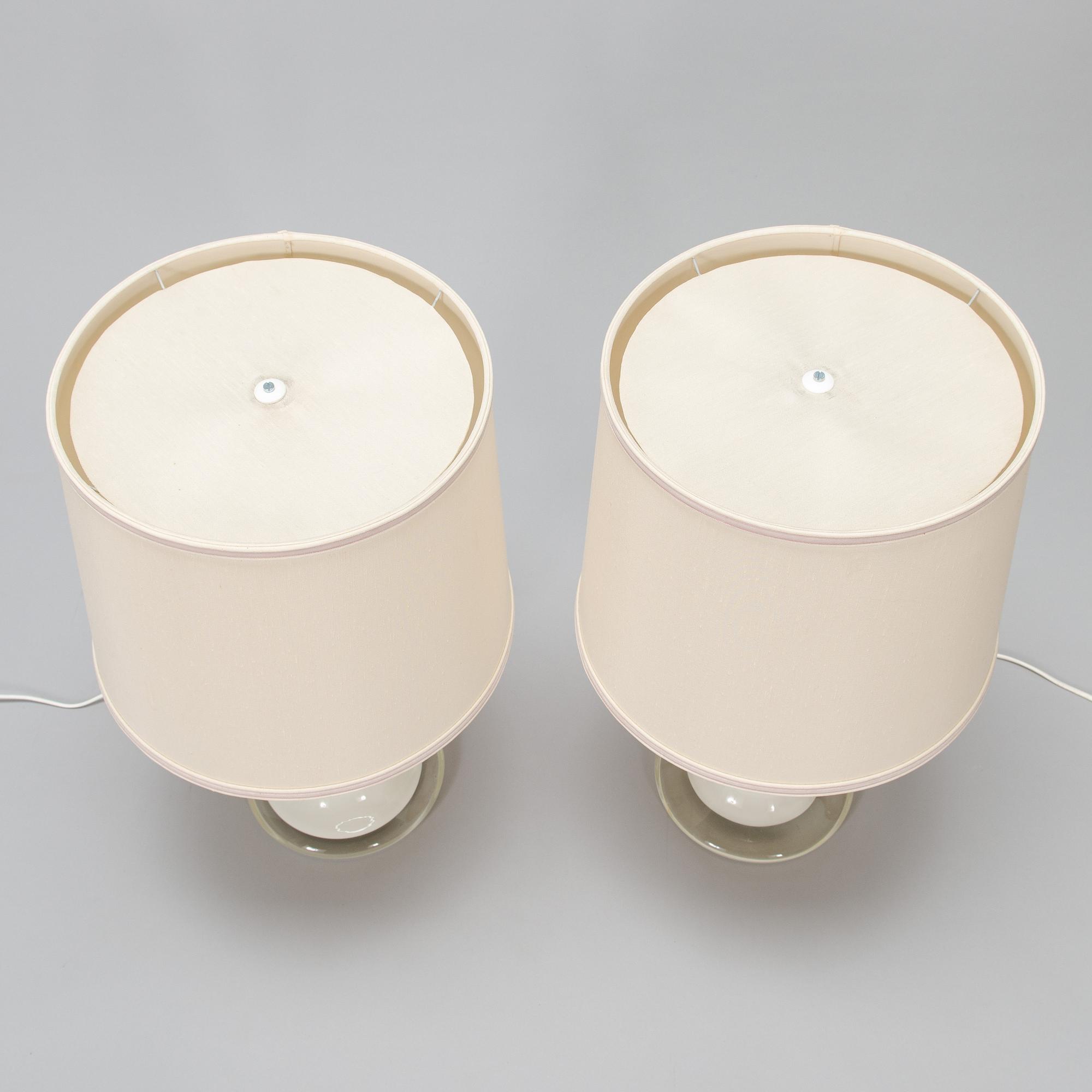 Lisa Johansson-Pape, pöytävalaisinpari, malli 46-017, Stockmann Orno 1900-luvun loppu.