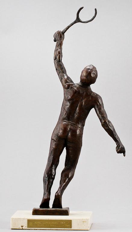 STERETT-GITTINGS KELSEY, skulptur, brons, Royal Copenhagen, sign Kelsey, dat 76 samt nr 361/2500.