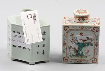 TEDOSOR, 2 st. Porslin. Kina.