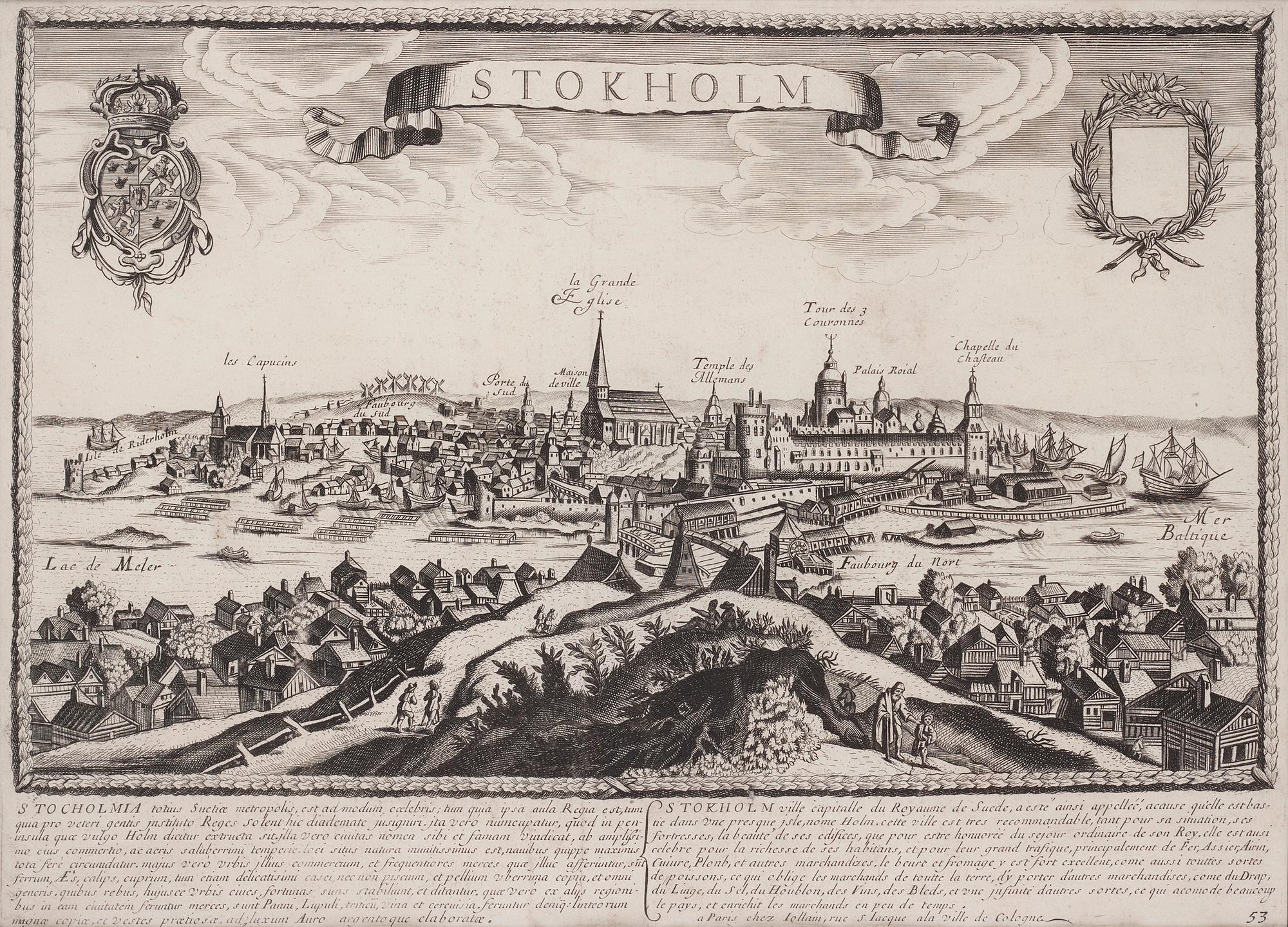 Gerard Jollain, a map, engraving, Paris, France, c. 1678.