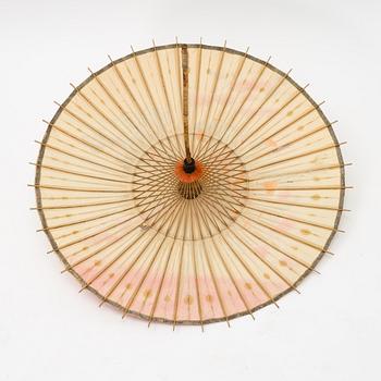 A set of three parasols, Japan, early 20th century.