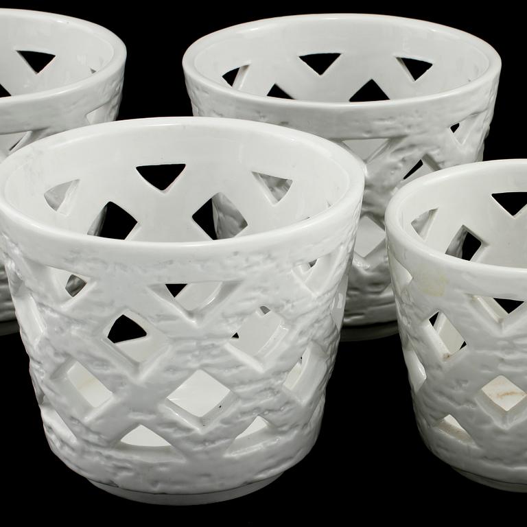 YTTERFODER, 7 st, stengods, Gunnar Nylund, Rörstrand, 1900-talets andra hälft.