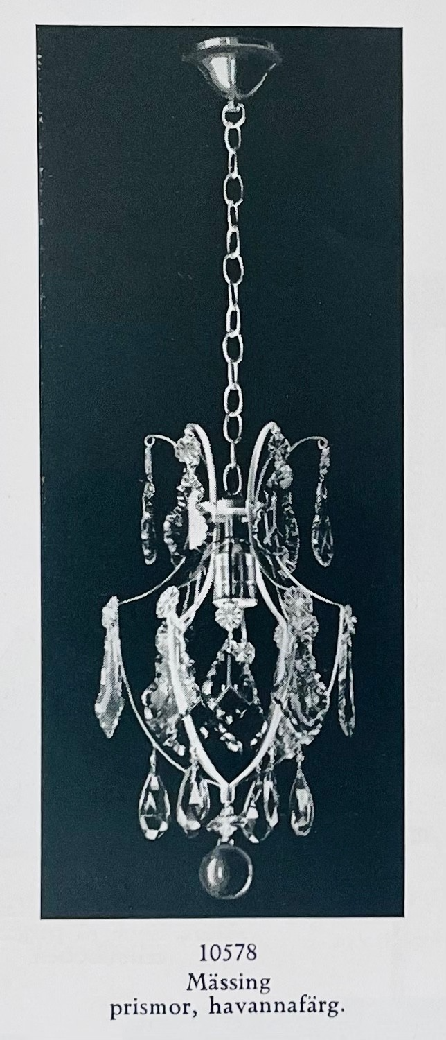 Harald Notini, a ceiling light, model "10578", Böhlmarks, 1930's.