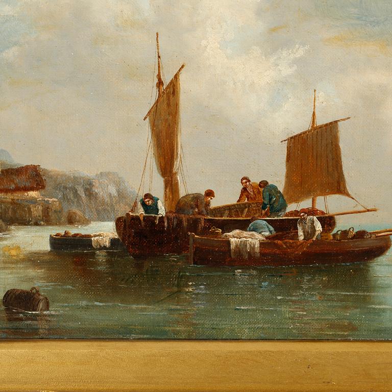 ANTON SCHOTH, oil on canvas, signed.