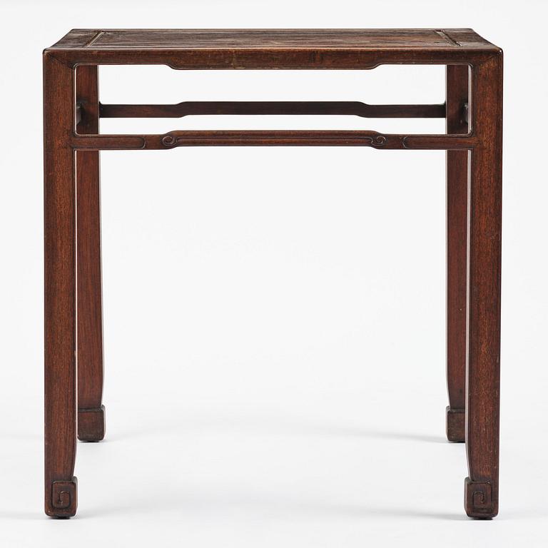 A hardwood table, Qing dynasty.