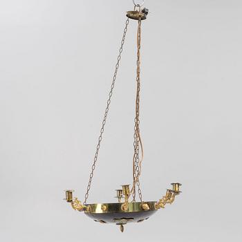 An empire ceiling light, first half of the 19th Century.