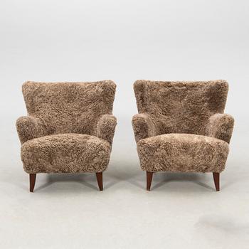 Ilmari Lappalainen, fåtöljer ett par "Laila" Asko Finland 1900-talets andra hälft.