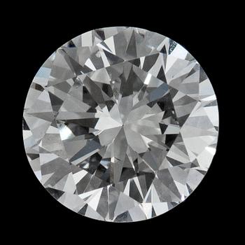 1240. A brilliant cut diamond, loose. Weight 0.89 cts.