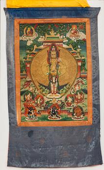 TANKA, Tibet, Avalokiteshvara.