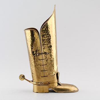 PARAPLYSTÄLL, mässing, 1900-tal.