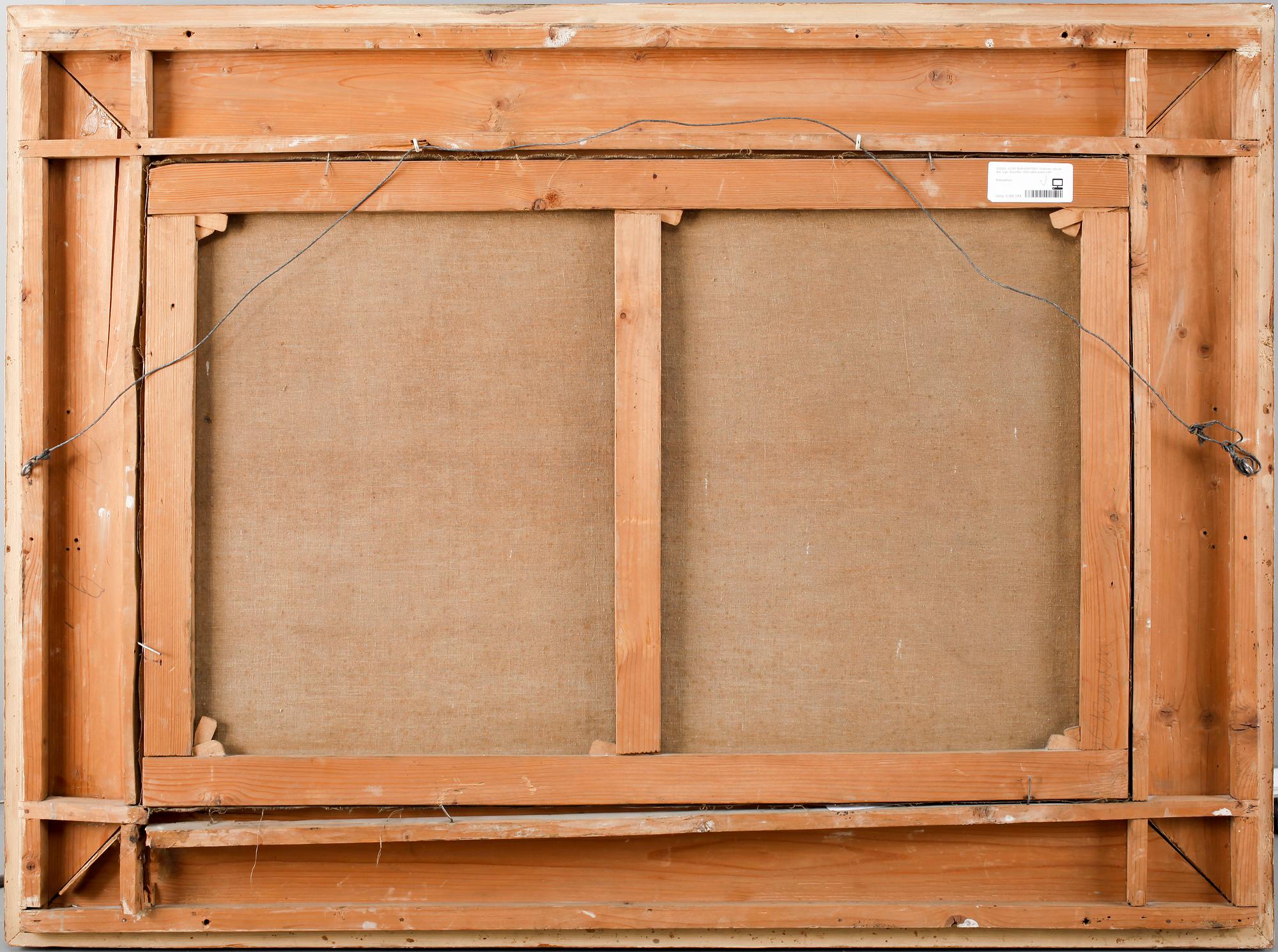 JOSEF BURGARITZKY, tillskriven, olja på duk, sign, Österrike, 1800-talets andra hälft.