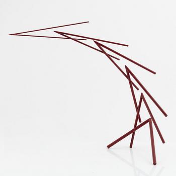 Oscar Reutersvärd, sculpture, painted metal.