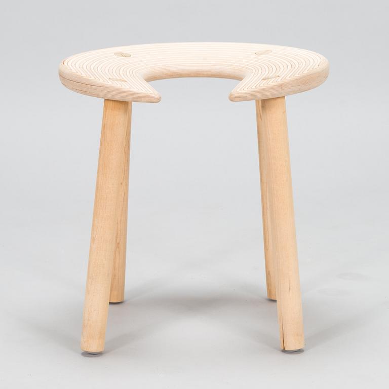 Antti Nurmesniemi, pall, "Sauna Stool", 1950-60-tal.
