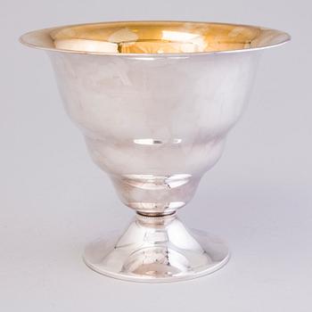 A parcel-gilt footed bowl, Kultateollisuus, Turku Finland 1962.