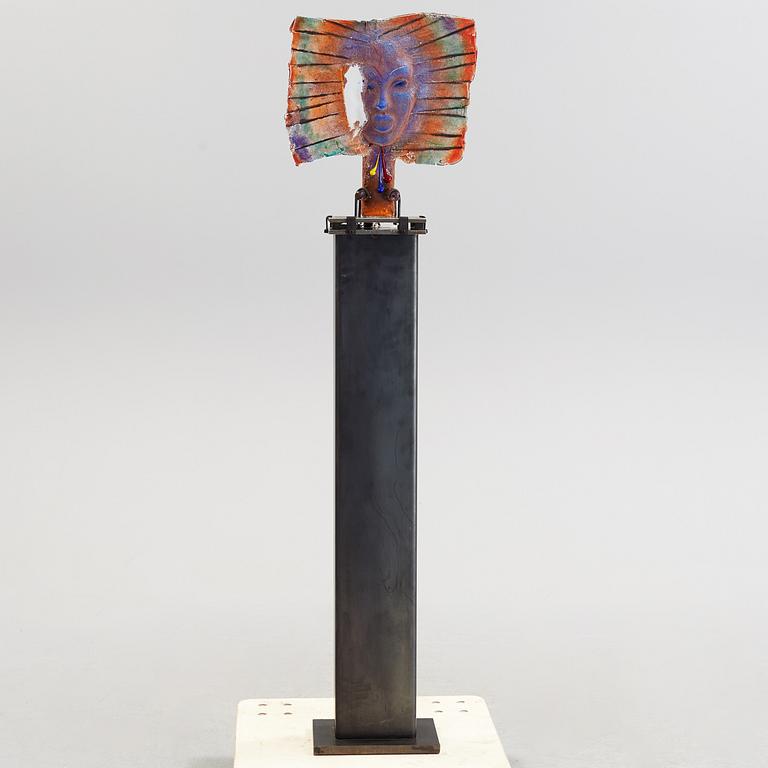 BJÖRN EKEGREN, a glass sculpture, signed.