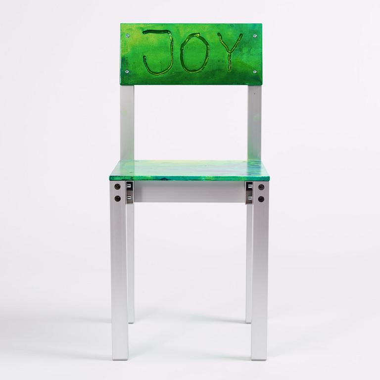 Fredrik Paulsen, a unique chair, "Chair One Open Air, The Diamond Seat", JOY, 2024.