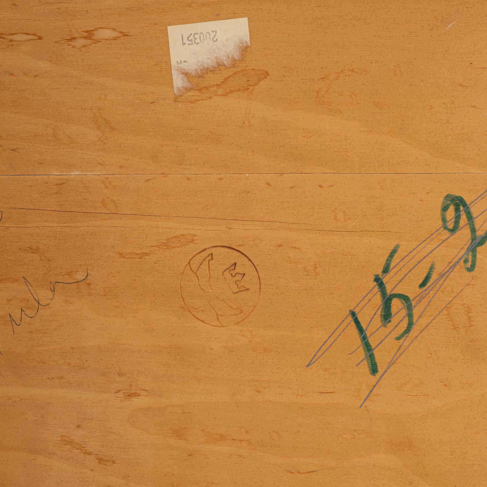 Alvar Aalto, a pair of armchairs model "403", Artek, Finland, mid-20th century.