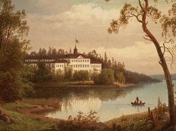 Carl Abraham Rothstén, The castle of Ulriksdal outside Stockholm.