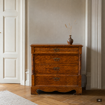 Chest of drawers, circa 1900.