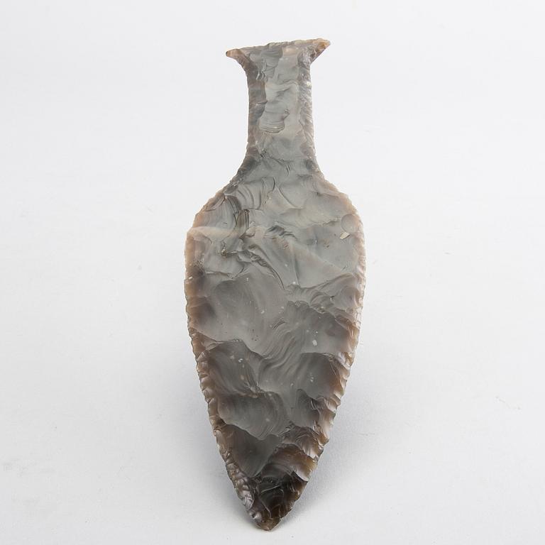 Dagger, flint, neolithicum.