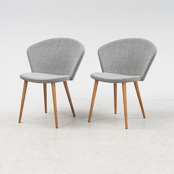 A set of six 'Miss Holly Upholstered' by Jonas Lindvall for Stolab designed 2018.