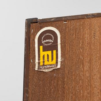 Poul Hundevad, Bokhylla med skänk, Hundevad & Co, Danmark, 1960/70-tal.